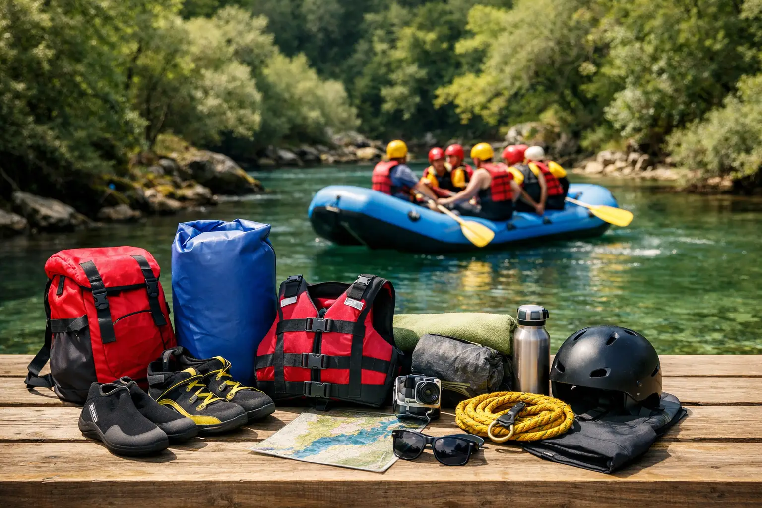 Što ponijeti na rafting turu? Popis za Kupu