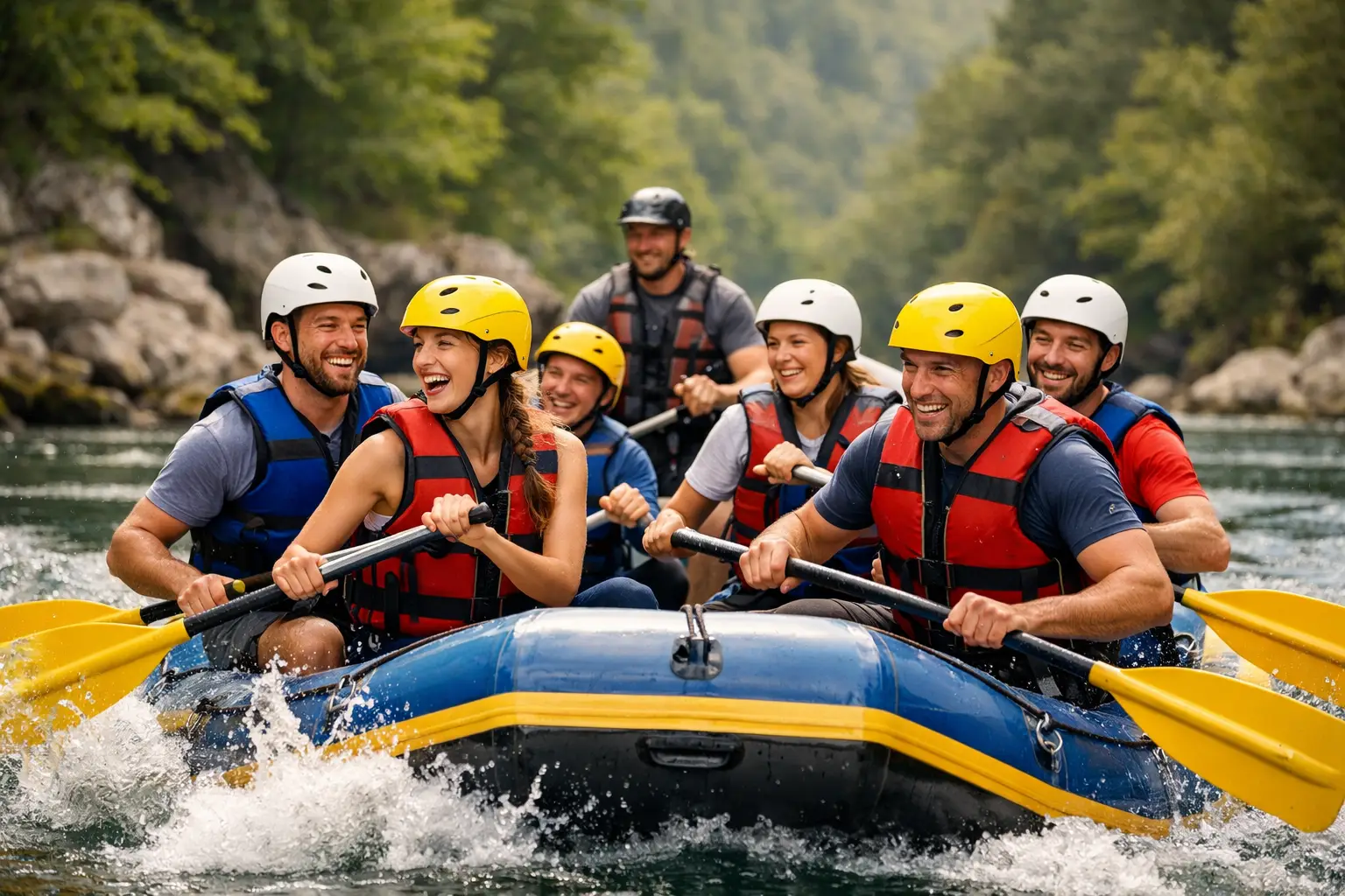 Team building rafting u prirodi za bolji tim