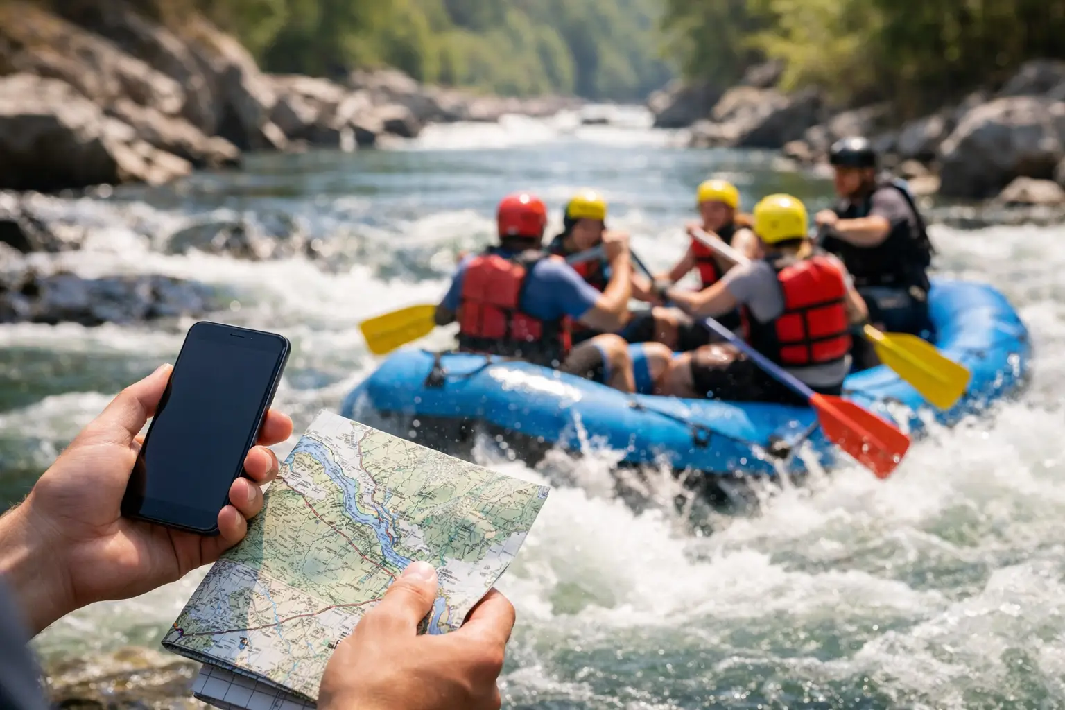 Je li potrebna rezervacija unaprijed za rafting?