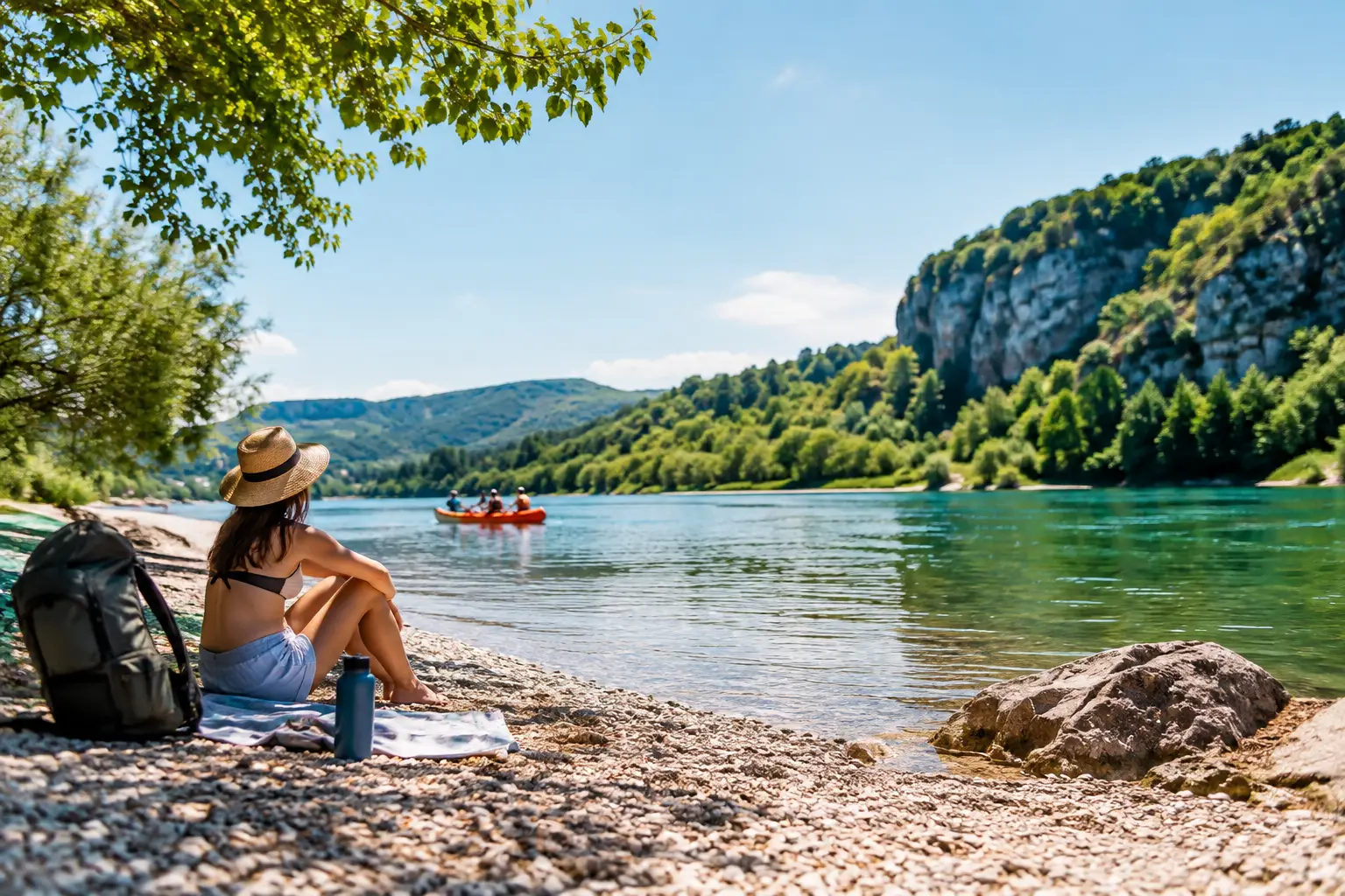 Riječna plaža za opušten dan i avanturu